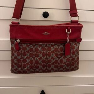 Coach Crossbody Red Bag